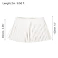 thumbnail image 2 of Unique Bargains 2 Yards 4 Inch Faux Leather Fringe Trim Tassel Fringe for Sewing, Beige, 2 of 6