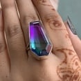 thumbnail image 5 of Ametrine Genuine Gemstone Womens Ring, Statement Ring, Proposal Ring, Metaphysical Gift, Birthday Gifts For Wife, Anniversary Gifts For Women, Unique Gifts For Girlfriend (ametrine), 5 of 8
