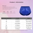 thumbnail image 6 of vastwit Waterproof Side Zipper Tear-away Underpants Leak-proof Diaper Cover Panties for Adults Special Needs Black 3XL, 6 of 6