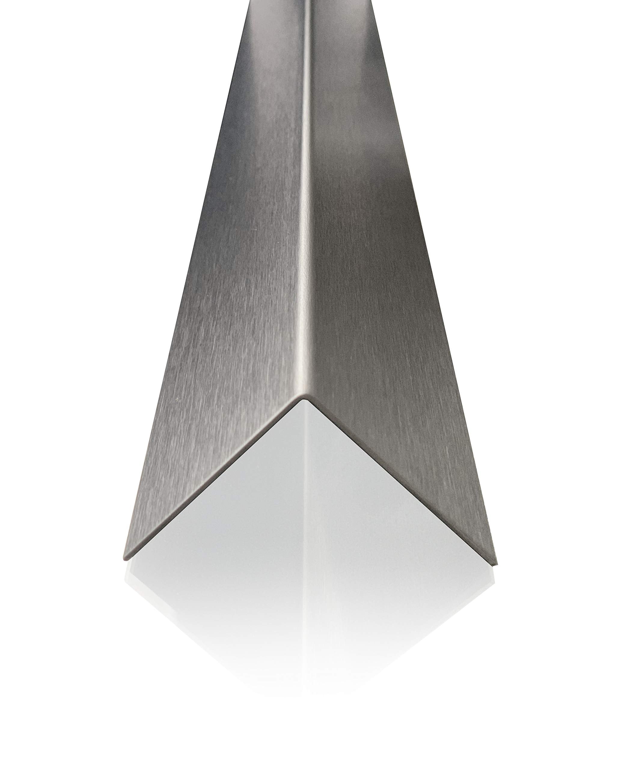 Stainless Steel Corner Guard, Wall Trim, Backsplash Accessories, Multiple Sizes Available- 72” Long (Outside Corner)