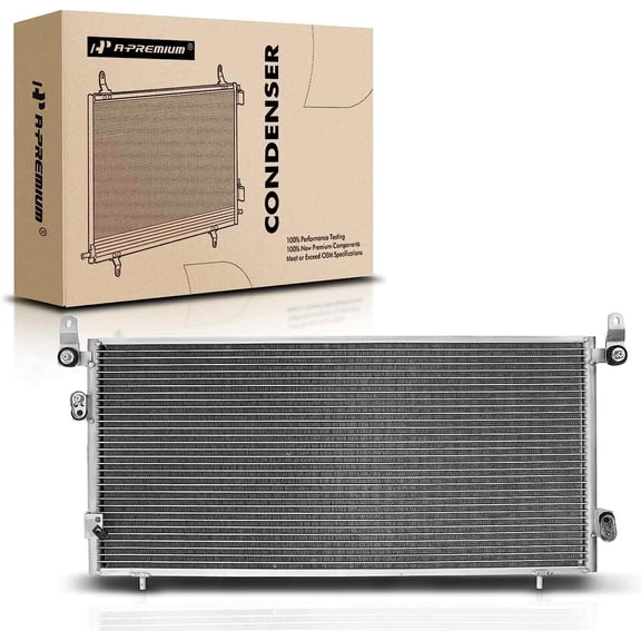 A-Premium Air Conditioning A/C Condenser Compatible with Toyota Tundra 2000-2005 3.4L 4.0L 4.7L, Replace# 3296, 884600C050