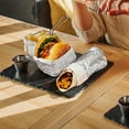 thumbnail image 4 of Aluminum Foil Wrap Sheets,100pcs Durable Sandwich Wrapper,QZS Portable Hamburger Wrapper for Home,Easy to Use,fit for Catering and Food Service, 4 of 6
