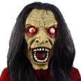 thumbnail image 1 of Máscara de bruja aterradora, disfraz de Halloween, tocado de broma, casa embrujada, accesorios de terror, 1 of 5