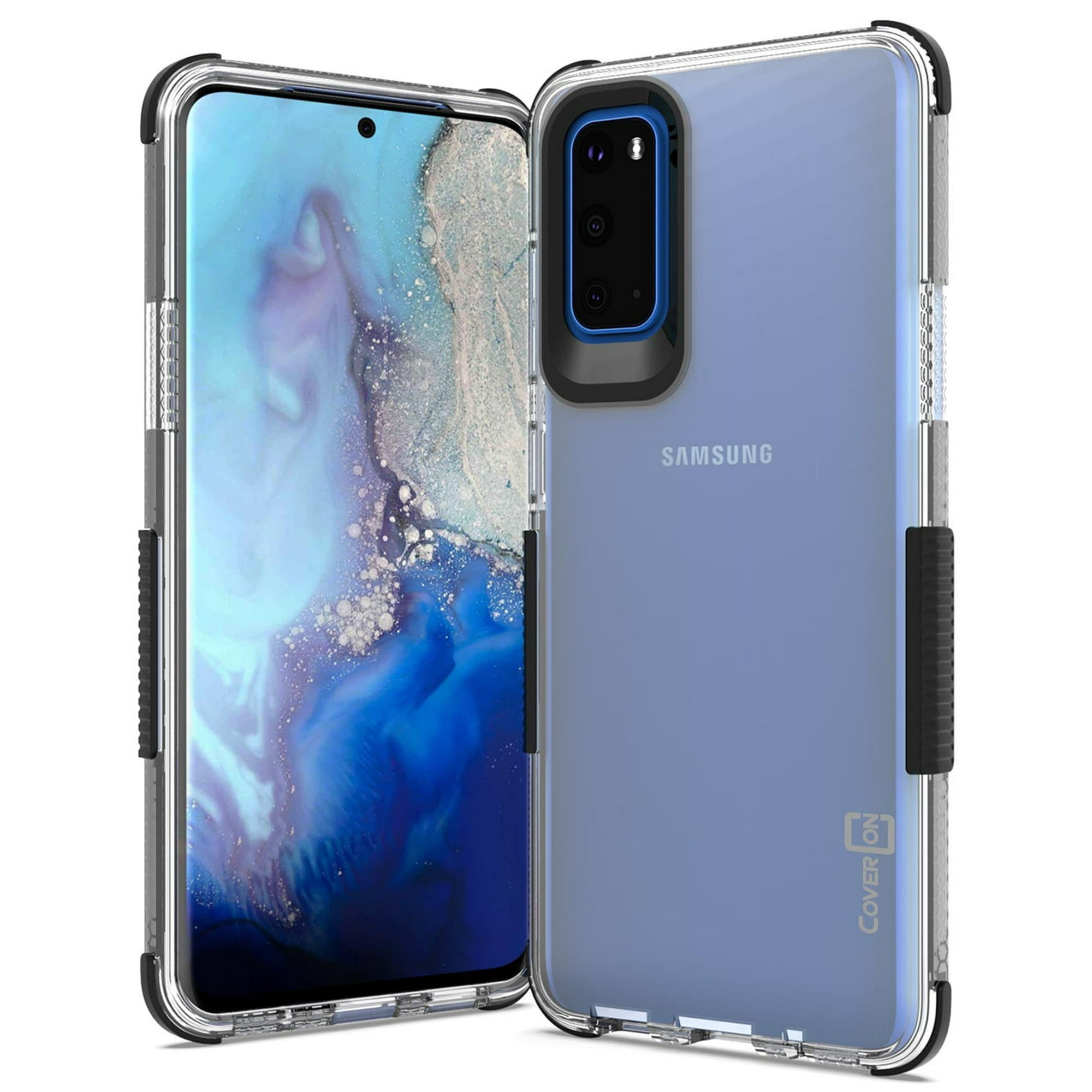 CoverON Samsung Galaxy S20 Case Clear Slim Fit Protective TPU Rubber Phone Cover - Collider Series