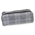 thumbnail image 3 of Pen+Gear Checked Pencil Pouch in Grey with White Stitched Pattern, 3 of 6