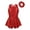Red, variant on Girls Sparkle Dance Clothes for Jazz Latin Hip Hop Ballet Ballroom Dance Costume Backless Black 6