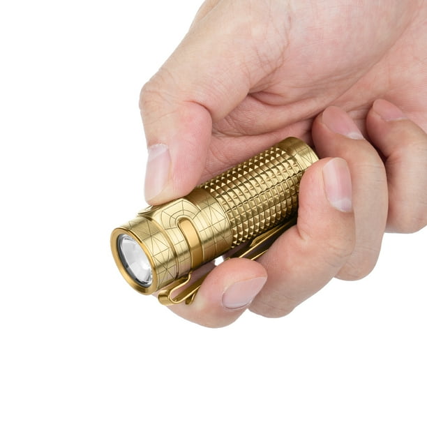 OLIGHT Baton4 Premium Edition 真鍮製 OLIGHT Baton 4 Premium Brass Wireframe – Nealsgadgets