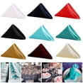 thumbnail image 5 of Homeer Cloth Napkin Place Mat Dinner Napkins Dinner Napkins Set of 6 - Careful Trim Soft Fabric Neat Decorative Color Satin Square Shape Table Napkins Hotel Accessories, 5 of 10