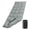 Grey, variant on Blue Sleeping Pad 75"x30" Soft Lightweight Quilted For Camping, RV Bunk, Narrow Beds