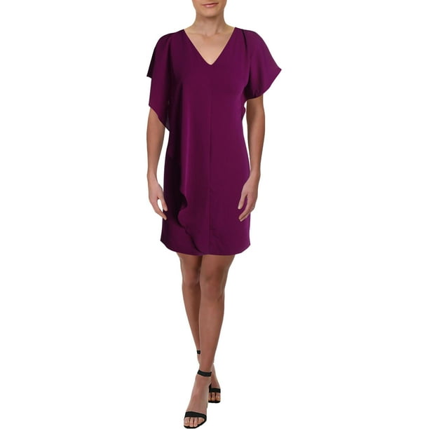 lauren ralph lauren ruffled cocktail dress