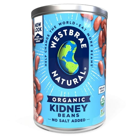 Pack of 12, Westbrae Natural Organic Kidney Beans, 15 oz