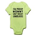 thumbnail image 1 of CafePress - Proof Mommy Cant Resist Lumberjacks Body Suit - Baby Light Bodysuit, 1 of 1