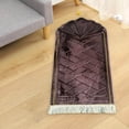 thumbnail image 4 of Portable Soft Muslim Carpet Area Rugs Eid Wedding Birthday Collectibles Praying Prayer Present Coffee, 4 of 9