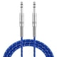 thumbnail image 2 of Cable de guitarra estéreo de audio macho a macho, conector recto de 6,35 mm para instrumento musical, 1 m, 2 of 9