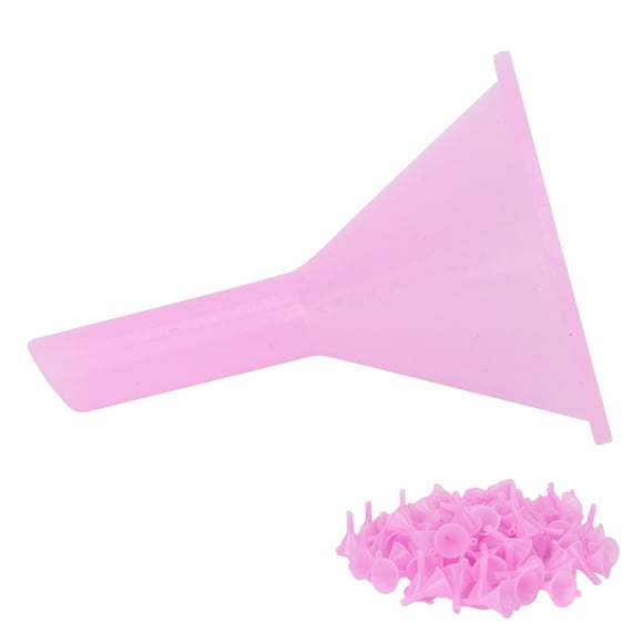 Small Separatory Funnel, Multifunction Sand Art Small Dispensing Funnel 100Pcs Perfume For Perfume Sample Making Pink
