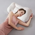 thumbnail image 2 of Pillows, Memory Sponge Pillow,Large Size Adjustable Angle Support Board Sleep Pillow,Soft Pillow,17x26 Inch for Sleeping, 2 of 5