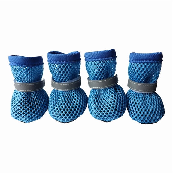 4PCS Shoes Breathable - Wear-Resistant Dog Outdoor Boots For Small Medium Dogs Cats Puppy Pet Accessories