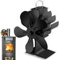 thumbnail image 1 of Ventilador de chimenea de 8 aspas con doble motor, ventilador de estufa de leña, 1 of 5