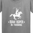 thumbnail image 4 of Inktastic Team Roper in Training Cowboy Youth T-Shirt, 4 of 5