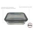 thumbnail image 5 of Set 4 Tuppers Contenedores Hudson Vidrio Herméticos 370ml, 640ml , 1040ml, 1520ml, 5 of 5