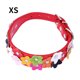 thumbnail image 2 of Worallymy Aleación de cuero Animal Collar Ajustable Flor Mascota Cuello Cadena Animal Decoración Collar Rojo XS 2.5x30cm Worallymy JD735808128, 2 of 7