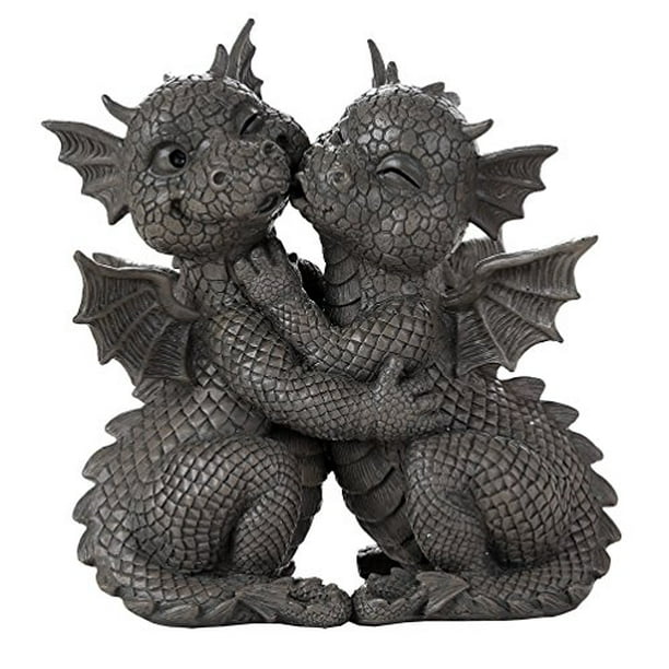 Pacific Giftware Garden Dragon Loving Couple Garden Display Decorative