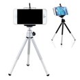 thumbnail image 4 of facefd Portable Small Phone Camera Tripod Compact Aluminum Handle mini metal tripod Universal Cellphone Mount Stand Holder, 4 of 9