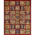 thumbnail image 1 of Ahgly Company Indoor Rectangle Abstract Red Abstract Area Rugs, 5' x 7', 1 of 6
