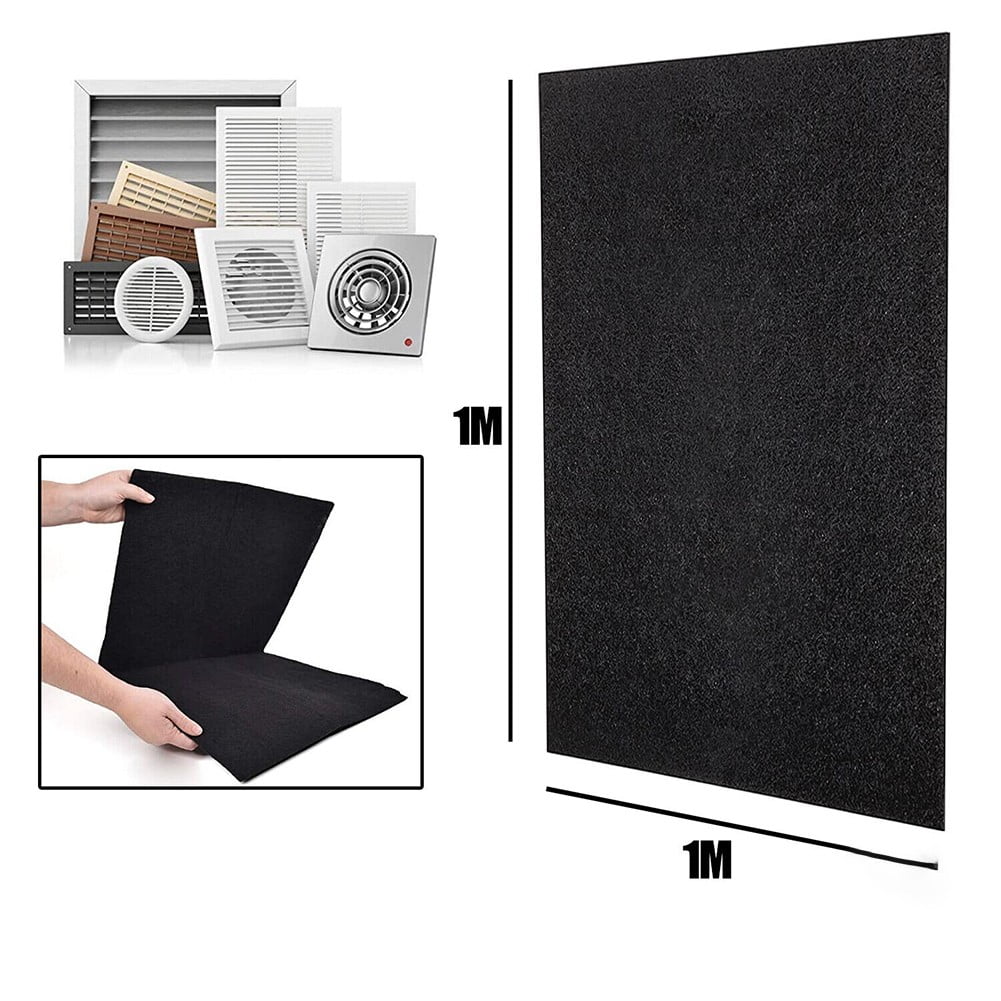 100Cm*100Cm*3Mm Cooker Hood Extractor Carbon Filter Charcoal Rangehood Sheet