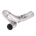 thumbnail image 1 of Exhaust Mid Pipe,Exhaust Mid Pipe Slip Motorcycle Parts Muffler Middle Pipe Convenient Use, 1 of 8