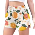 thumbnail image 2 of FORMRS Womens Swim Shorts Mesh Liner Quick Dry Casual Beach Board Bottom with Pockets, Sizes S-2XL, Orange Slices, 2 of 9