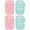 Assorted Color, variant on LABSERRON 4Pcs Baby Bath Mitts for Exfoliating Bath Gloves in Assorted Color