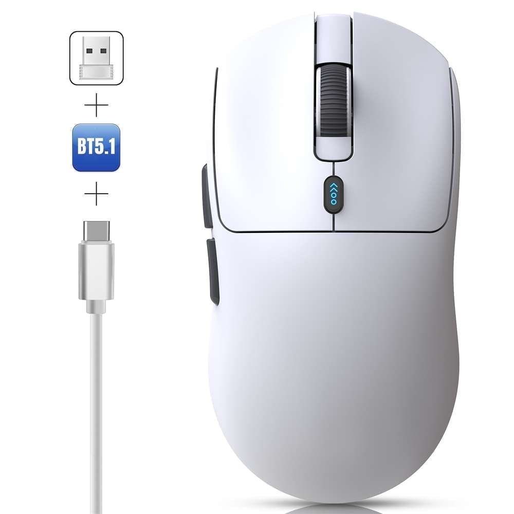 Razer, Esports Wireless Gaming Mouse, DeathAdder V3 Pro, White
