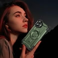 thumbnail image 7 of for iPhone 16 Plus Case Magnetic with Camera Ring Kickstand, Slim Shockproof Military Protecive Wireless Charging Phone Cover Case Compatible with iPhone 16 Plus, Armygreen, 7 of 7