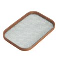thumbnail image 2 of veasfak Glass Tray Bathroom Storage Tray Multiuse Coffee Table Platter Specialty Plates 29.5x20x2.5cm, 2 of 9