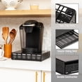 thumbnail image 4 of Mind Reader Single Serve Coffee Pod Drawer, 36 Pod Capacity, Countertop Organizer, Metal, 12.75" L x 13" W x 3" H, Black, 4 of 7
