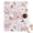 Pioneer Flower Floral, variant on Pioneer Flower Floral Print Pattern Blanket,Comfortable Soft Lamb Wool Throw Blanket,All Season,Warm Lightweight Blankets for Sofa Bed Couch Living Room Chair,30"x40"