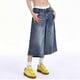 thumbnail image 4 of WILLBEST Jeans Mujer Pantalones Vaqueros Casuales de Pierna Ancha y Corte Recortado para Mujer, Pantalones Capri Holgados y Cómodos para Uso Diario, Moda de Primavera, Verano y Otoño. Extra Grande, 4 of 7