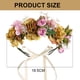 thumbnail image 2 of Corona de flores de boda para niñas, diadema Floral, tocado de corona, guirnalda de mujer con cinta ajustable, 2 of 5