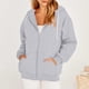 thumbnail image 5 of Puntoco Blusa de manga larga con capucha y cremallera de color informal para mujer Puntoco Puntoco-1, 5 of 8