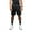 Black, variant on Victorious Men's Basic Athletic Mesh Basketball Shorts with Pockets, up to 5X