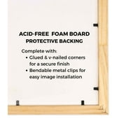 16x20 Black Shadow Box Frames - Black Shadow Box Frame with a Display Depth of 3/4 - Shadowbox