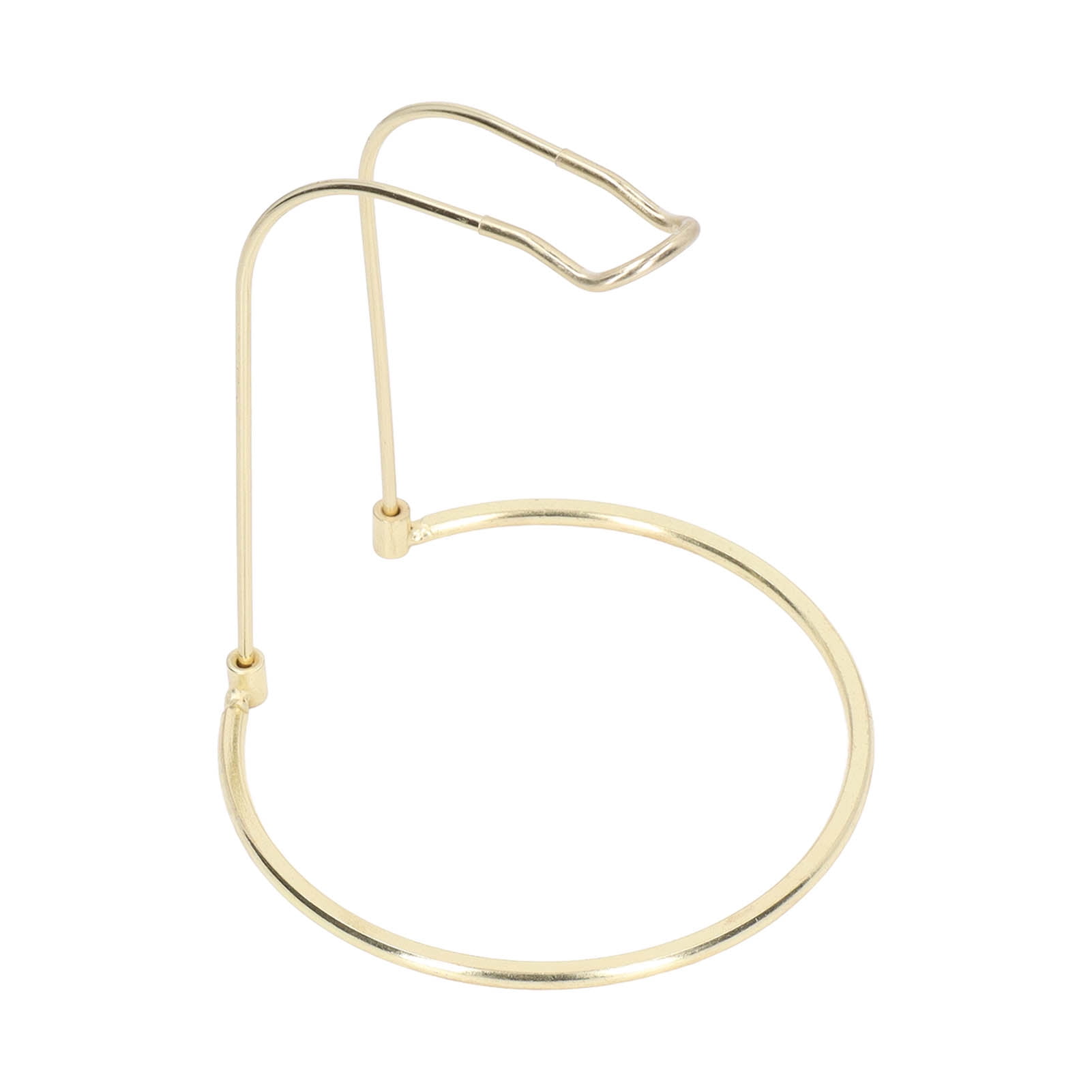 Spinning Reel Rack Stainless Steel Short U-Shaped Fishing Gear Stand Gold (approx 8.27 inches / 21 cm)