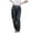 Black-02, variant on Women's Metallic Holographic Jogger Pants, Shiny Streetwear Trousers with Elastic Waist for Hip Hop Fashion