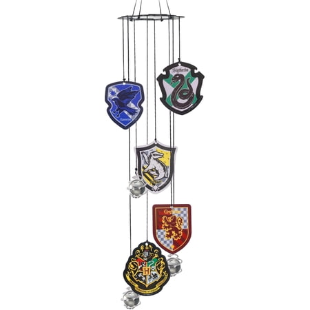Harry Potter Hogwarts House Crests Windchime Outdoor Garden Wind Chime 17 Inch