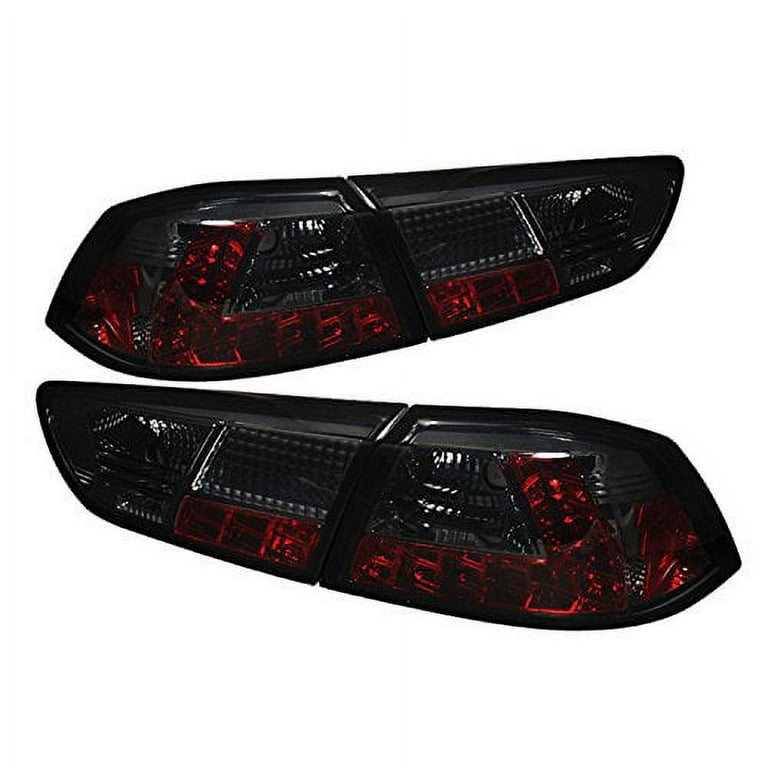 Spyder Mitsubishi Lancer / Evolution X 08-14 ( Will Not Fit SportBack ) LED  Tail Lights - Smoke Fits select: 2010-2014 MITSUBISHI LANCER ES/ES SPORT