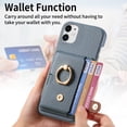thumbnail image 3 of Compatible con iPhone SE, Funda GANGXUN con soporte magnético y tarjetero, 3 of 4
