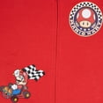 thumbnail image 4 of Nintendo Super Mario Bros. Zip-Up Hoodie and Shorts 2-Piece Set - Mario Kart Graphic Sweatshirt and Shorts Bundle for Kids (Size 8-12), 4 of 14