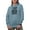 Light Blue, variant on 7 Years of Being Awesome, Months, Days, Hours, Minutes, Seconds, White Hooded Sweatshirt or Hoodie, XL