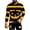 1#Fluorescence Yellow, variant on IAJDKMEK Men's Halloween Long Sleeve Shirt - Striped Crew Neck Loose Fit Top, Great for Parties, Everyday Wear, and Lounging Shirt,Blue L